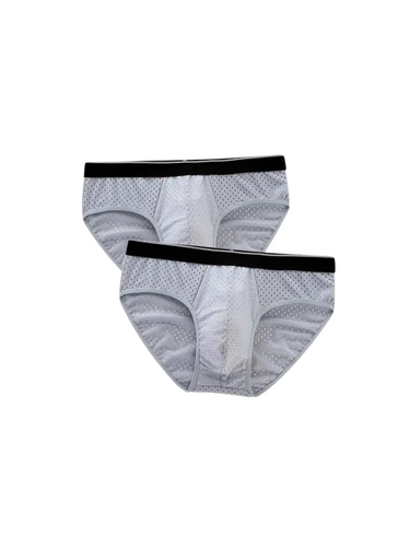SET DI 2 SLIP UOMO IN SETA DI GHIACCIO - ULTRA SOTTILI E TRASPIRANTI