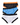 Men's Ribbed Briefs with Contrast Trim – 3 ribbed briefs, back view