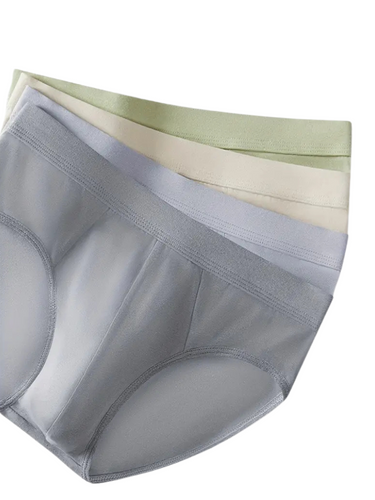SET DI 4 SLIP UOMO IN COTONE - TRASPIRANTI E SENZA CUCITURE