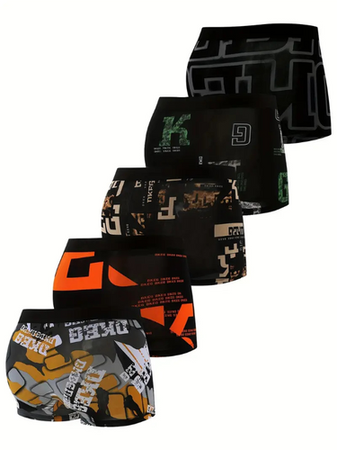 SET DI 5 BOXER UOMO - SOTTILI E TRASPIRANTI