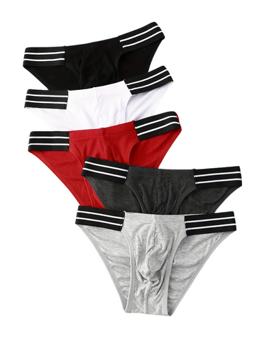 SET DI 5 SLIP UOMO IN VISCOSA - TRASPIRANTI E COMODI