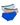 Men's Polyamide Briefs with Contrast Piping – 3 briefs, back view: light blue, pink and blue