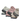 Men's Polyamide Briefs with Contrast Piping – cream, pink and beige briefs, striped waistbands