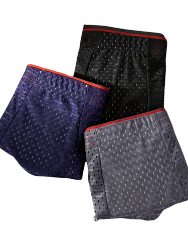 SET DI 3 BOXER SPORTIVI UOMO IN RETE - ADERENTI E COMODI