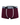 Men's Boxer Briefs with Contrast Piping – burgundy boxer, front