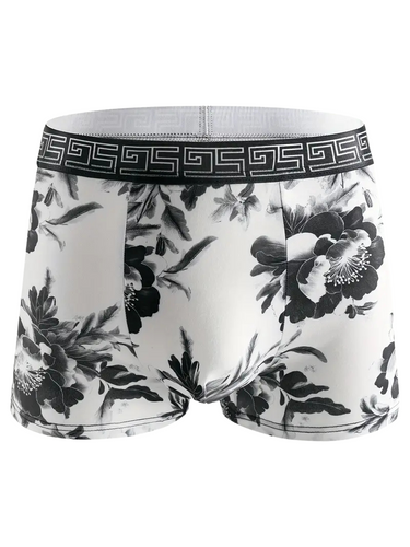 SET DI 5 BOXER UOMO FLOREALI - ASCIUGATURA RAPIDA