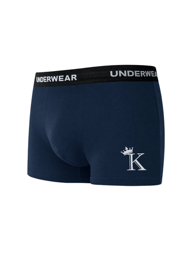 SET DI 5 BOXER UOMO - STAMPA CORONE E LETTERE