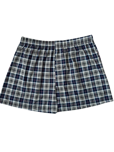 SET DI 3 BOXER UOMO - VITA ELASTICA E STAMPA PLAID
