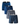 Boxers largos de homem em algodão aos quadrados – os 4 boxers largos aos quadrados, tons de azul
