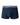 Boxer uomo tinta unita con elastico a scritte – boxer blu navy, davanti