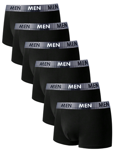 SET DI 6 SLIP UOMO - TINTA UNITA E STAMPA GRAFICA