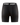 Boxer sportivi uomo neri a gamba lunga – boxer nero, dietro