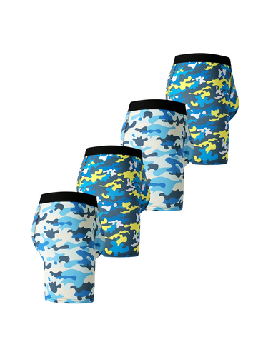 SET DI 4 BOXER UOMO - STAMPA MIMETICA