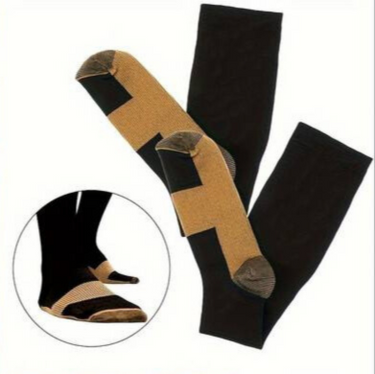 SET DI 4 CALZINI A COMPRESSIONE UNISEX - SUPPORTO CIRCOLAZIONE