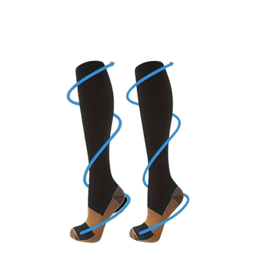 SET DI 4 CALZINI A COMPRESSIONE UNISEX - SUPPORTO CIRCOLAZIONE