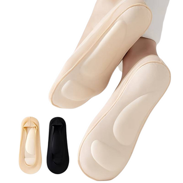 SET DI 4 CALZINI INVISIBILI UNISEX - ANTISCIVOLO E ASSORBIMENTO URTI