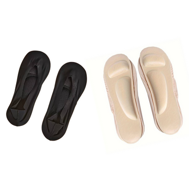 SET DI 4 CALZINI INVISIBILI UNISEX - ANTISCIVOLO E ASSORBIMENTO URTI
