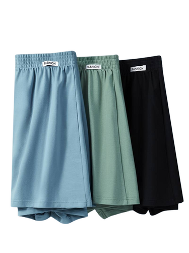 SET DI 3 BOXER UOMO IN COTONE - CON BOTTONI E COMODI