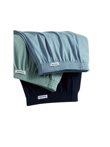 SET DI 3 BOXER UOMO IN COTONE - CON BOTTONI E COMODI