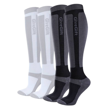 SET DI 3 CALZE COMPRESSIVE UOMO - A RIGHE, SOTTO IL GINOCCHIO