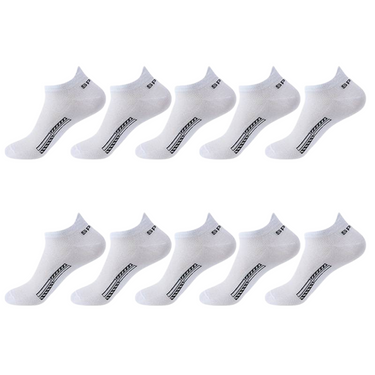 SET DI 10 CALZINI UNISEX IN COTONE - COMODI E TRASPIRANTI