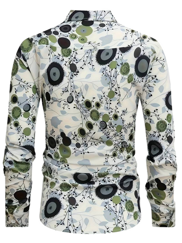 Camicia Uomo - Stampa Floreale Astratta, Autunno/Inverno