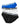 Men's Bamboo Fibre Briefs with Days of the Week – blue, white and black briefs stacked