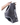 Slip uomo in cotone a righe sottili – slip grigio scuro a righe tenuto in mano