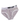 Slip uomo in cotone a righe sottili – slip grigio chiaro a righe, vista davanti