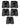 Gennemsigtige herreboxershorts i net – pakke med 5 stk., 5x sort