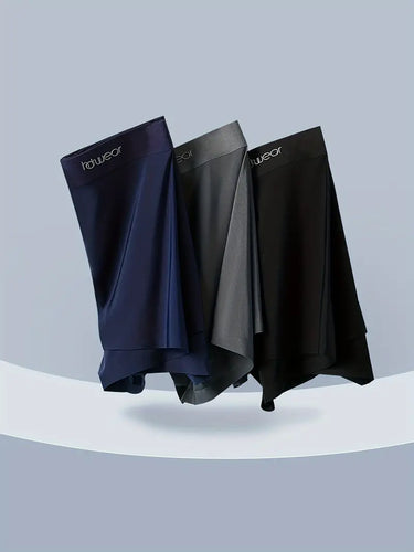 SET DI 3 BOXER DA UOMO MULTICOLORI SENZA CUCITURE
