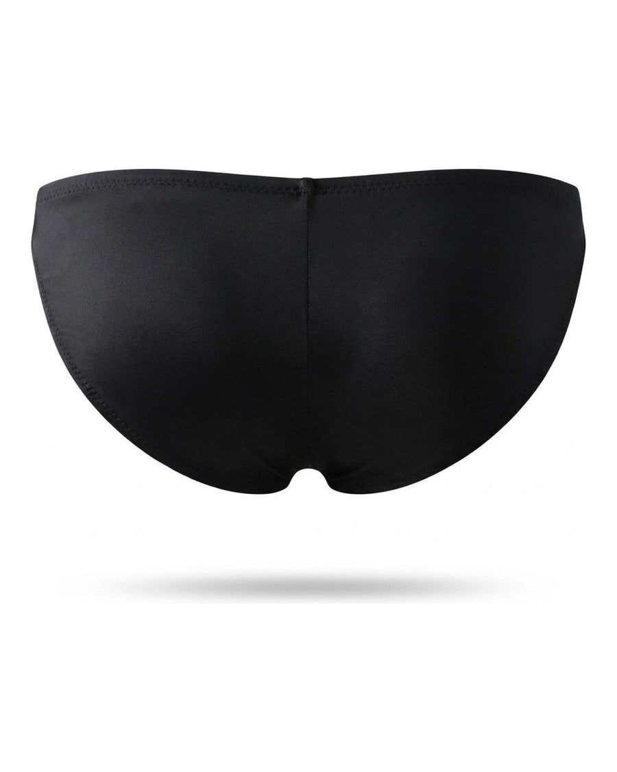 Herren Slips aus Satin, niedrige Taille, mit Beutel – Rückseite