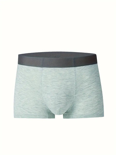 SET DI 4 BOXER DA UOMO IN BAMBÙ ELASTICIZZATI E TRASPIRANTI