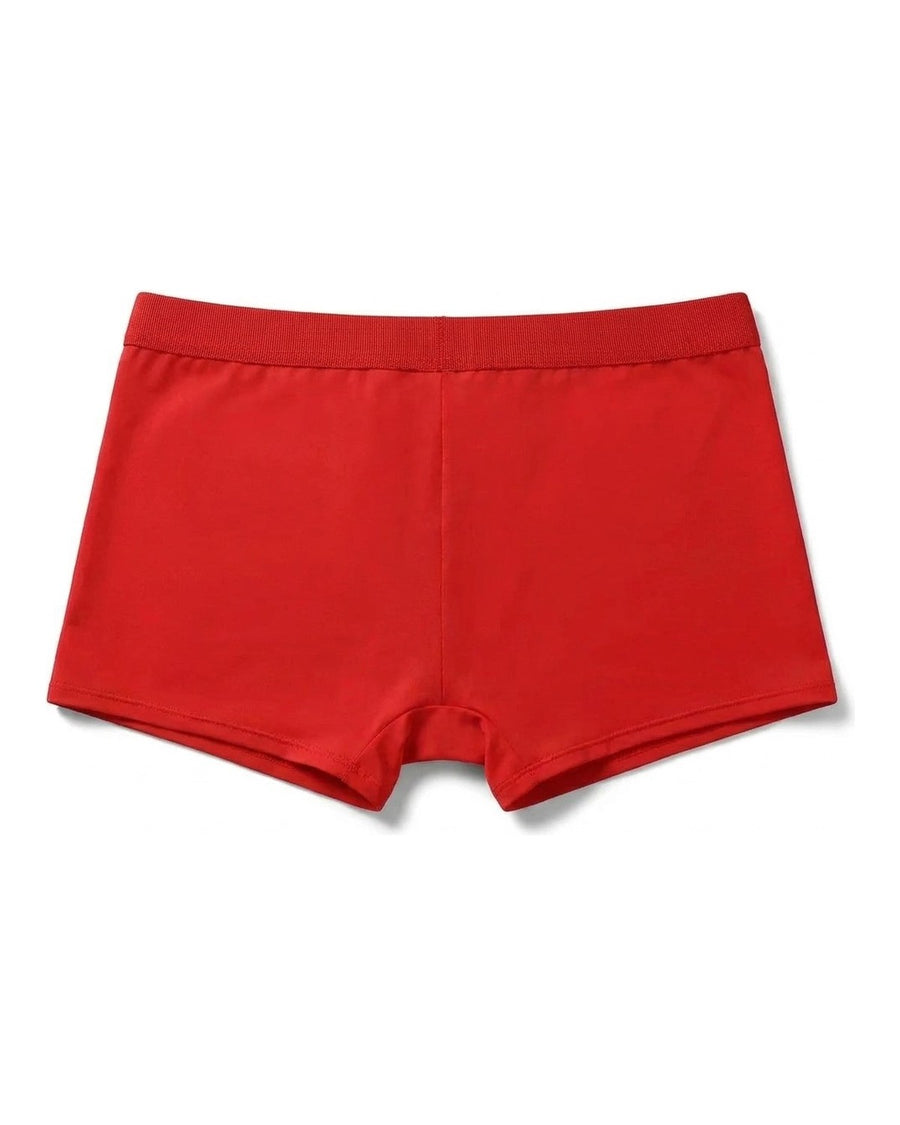 Pánské červené boxerky – zezadu