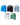 Boxer lunghi uomo a rete – confezione da 5 pezzi, 1x azzurro + 1x nero + 1x grigio azzurro + 1x bianco + 1x verde