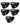 Men's Seamless Briefs – pack of 5 pieces, 5x black