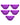 Men's Low-Rise Satin Briefs – pack of 5 pieces, 5x purple