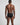 Men's Low-Rise Silky Microfibre Briefs – worn, back view