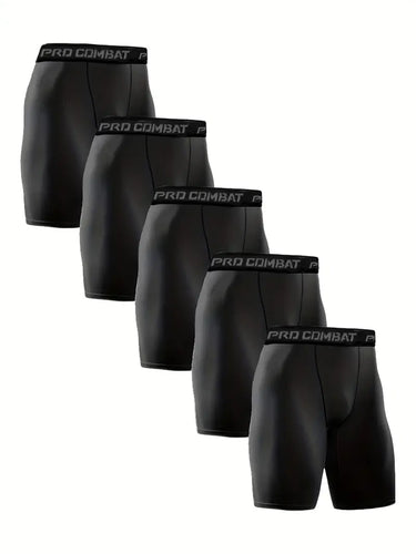 SET DI 5 BOXER SPORTIVI DA UOMO, TRASPIRANTI E COMODI