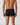 Herreboxershorts i bambus uden sømme – båret, set bagfra