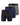 Men's Long-Leg Bamboo Fibre Boxer Briefs – 3 long-leg boxers: black, navy blue and grey