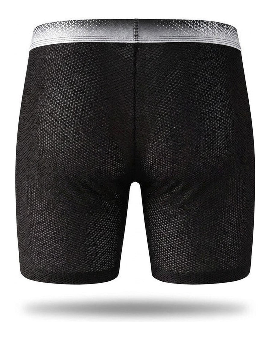 Boxer lunghi uomo a rete – retro