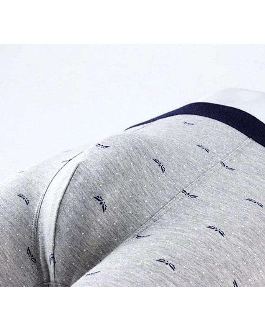 Herreboxershorts i bomuld uden sømme – stofdetalje