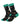 Men's Christmas Combed Cotton Socks – candy canes on black design