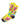 Men's Colour-Printed Christmas Socks – yellow squares design