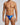 Men's Low-Rise Silky Microfibre Tanga Briefs – worn, front view