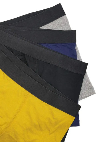SET DI 4 BOXER TRASPIRANTI IN FIBRA DI BAMBÙ