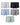 Men's Seamless Silky Microfibre Boxer Briefs – pack of 5 pieces, 1x light grey + 1x black + 1x light blue + 1x charcoal + 1x sage