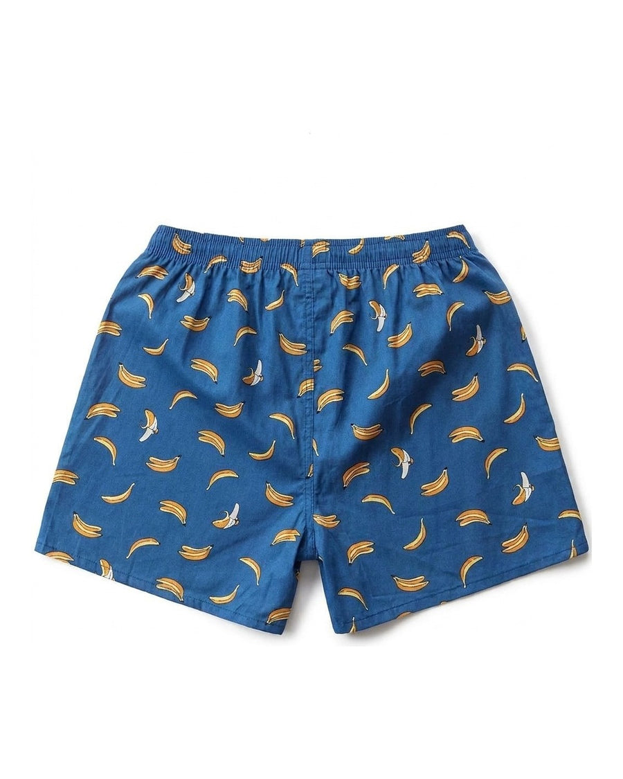 Men's Printed Cotton Boxer Shorts – back