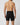 Hoge heren boxershort met lange pijp van katoen – gedragen, achteraanzicht